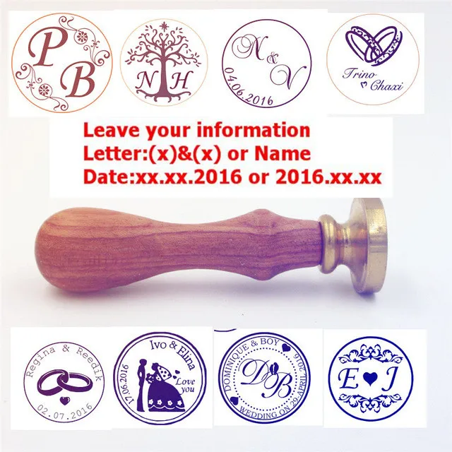  customize Wax Seal Stamp logo Personalized image custom sealing wax sealing stamp wedding Invitatio