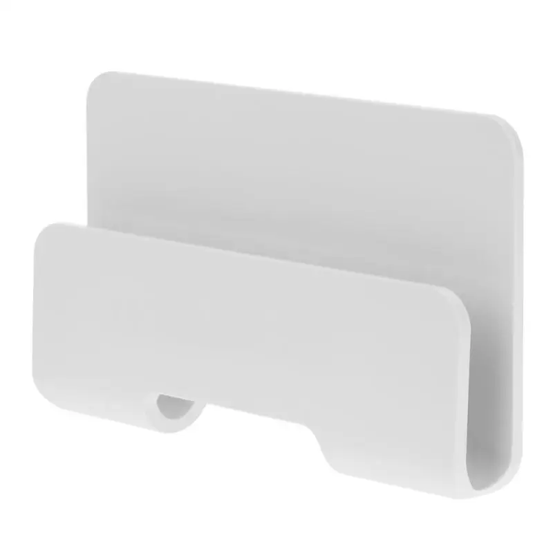 Alloet белый чехол для телефона с принтом "планшет универсальное настенное крепление держатель с клейкой лентой 3M смартфон Подставка для зарядки Кронштейн Стенд для всех мобильных телефонов - Цвет: Белый