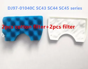 

2 set Robot Vacuum Cleaner Parts HEPA Filter for samsung VCA -VM 45P VM 45P SC43 - 47 SC43 SC47 series