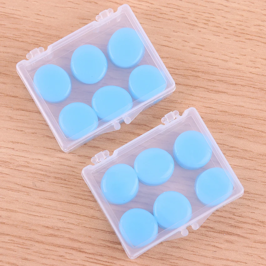 6 قطع جديد للماء سيليكون لينة الرياضات المائية سدادات الاستحمام واقية الأذن المقابس العمل دراسة مكافحة الضوضاء غطاء للأذنين 6 قطع جديد للماء سيليكون لينة الرياضات المائية سدادات الاستحمام واقية الأذن المقابس العمل دراسة مكافحة الضوضاء غطاء للأذنين