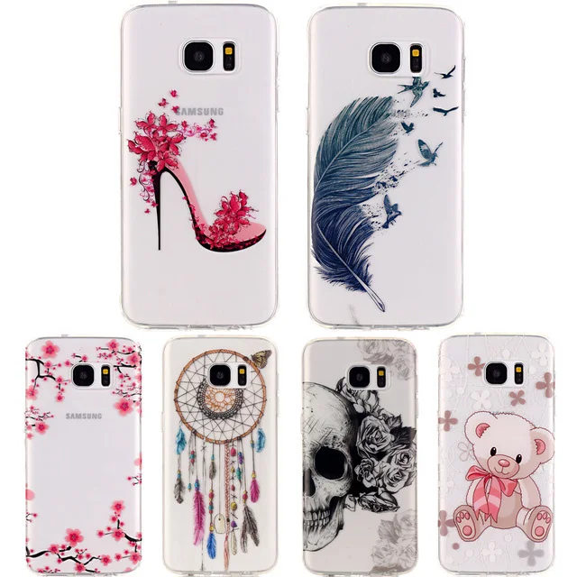 

Cartoon Cute Soft TPU Silicone Cell Phone Case For Samsung Galaxy S5 Neo S6 S7 Edge S8 S9 Plus Duos Ultra Thin Back Cover
