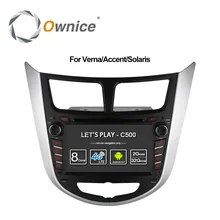 Ownice C500 Octa 8 core Android 6.0 dvd-плеер автомобиля для Hyundai Solaris Accent Verna i25 с GPS BT Радио wi-Fi 4 г сети LTE