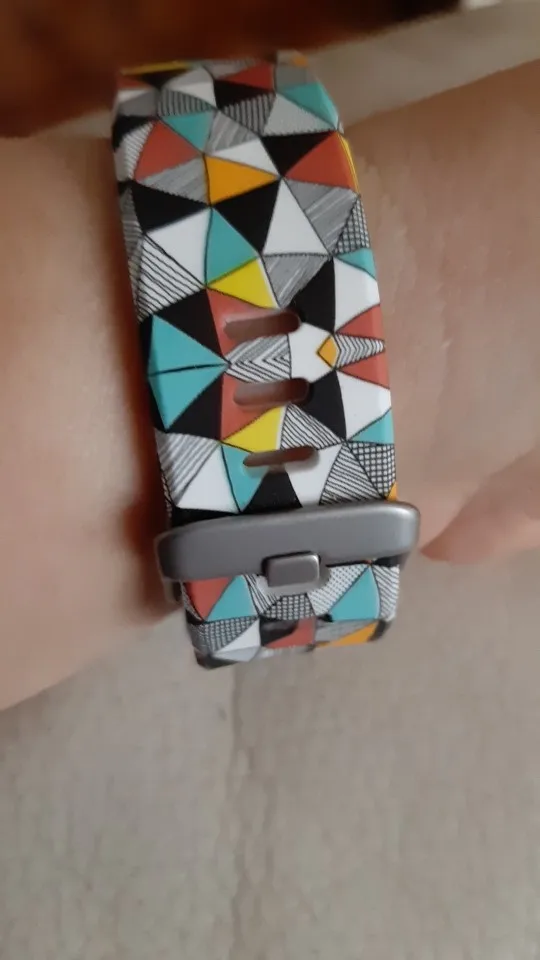 Новое поступление, цветной Модный спортивный силиконовый ремешок для часов, браслет, ремешок, браслет для Fitbit Charge 2, узор, ремешок на запястье