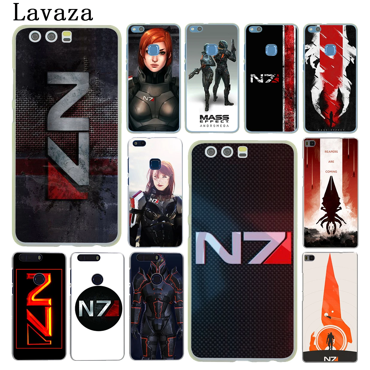 

Lavaza N7 Mass Effect Hard Cover Case for Huawei P30 P20 P9 P10 Plus P8 Mate 20 Pro Lite Mini 2017 2016 P smart 2019