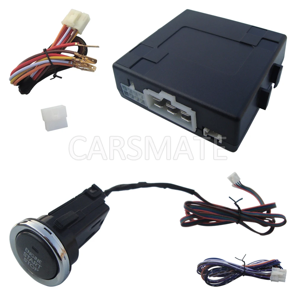 

In Stock Smart Push Button Car Engine Start Module Work With All Car Alarm System With Remote Engine Start Function Hot Selling!