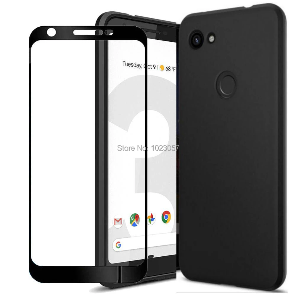 Для Google Pixel 3A мягкий чехол для G020A G020E G020B полное закаленное стекло с матовым мягким