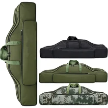 Сумки для рыбалки, 2 слоя, многофункциональные, ткань Оксфорд, рыболовная удочка, катушка, приманка, холст, чехол для хранения, 120 см, рыболовные снасти для карпа