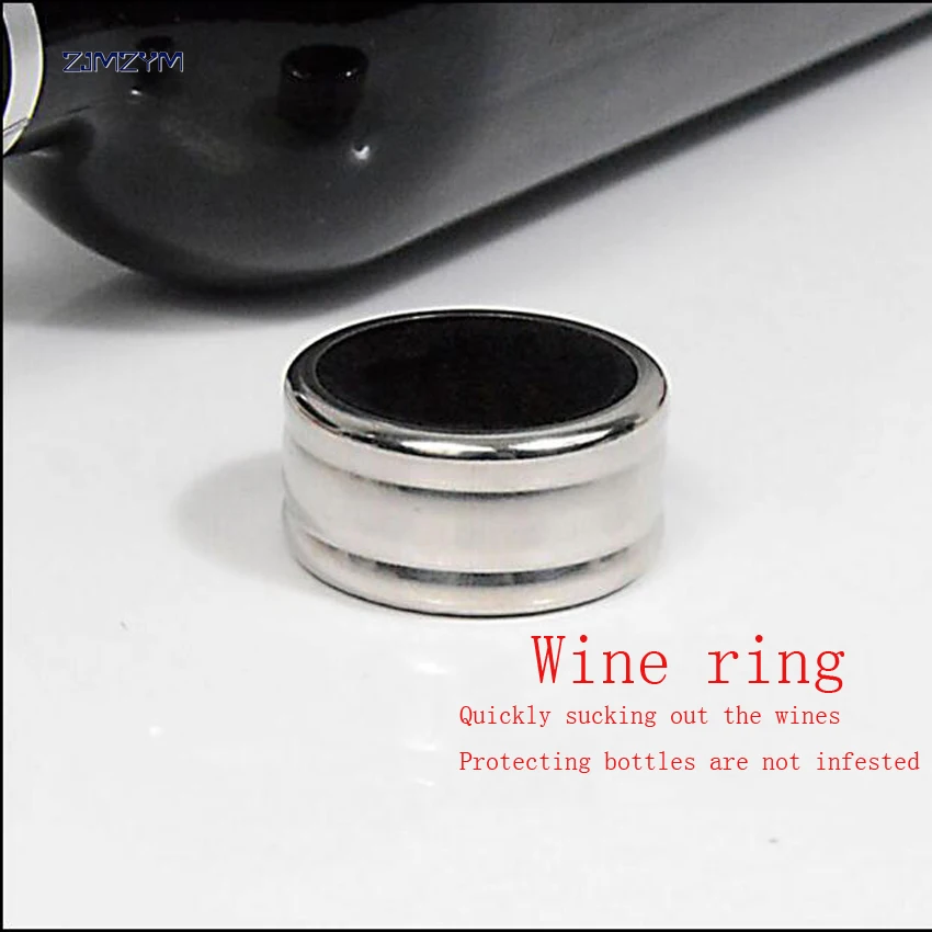 Stainless Steel Wine Bottle Collar Alcohol Drip Round Ring Drip Ringin