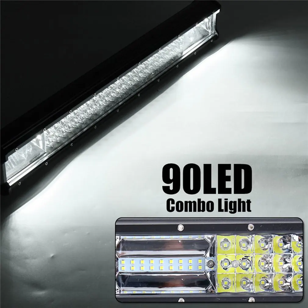 

20 inch 540W Triple-row 3 Rows 7D LED Work Light Long Bar Spot Light Flood Combo For Off-road SUV Truck Car Working Light