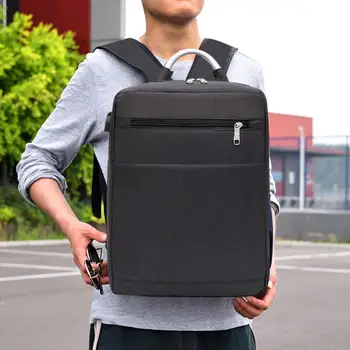 

Business Laptop Backpacks Men School Bags Oxford Cloth Large Capacity Travel Knapsack Preppy Style Casual Rucksack 2019 New
