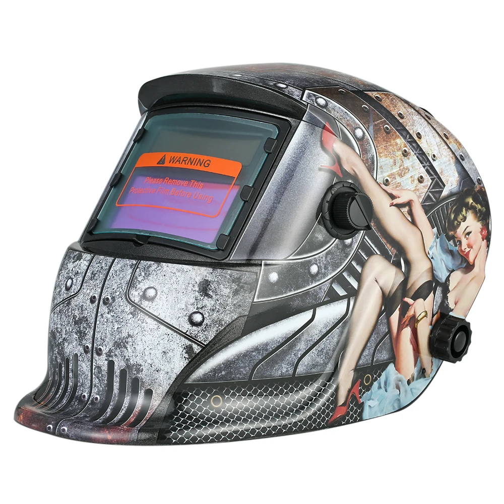 

Solar Auto Darkening Welding Helmet Solar Power Welding Mask Helmet TIG MIG Welding Helmet Weld/Grind/UV/IR Preservation