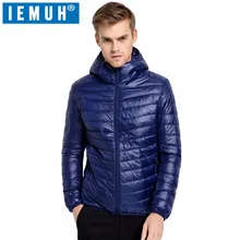IEMUH Casual White Duck Down Jacket Men Autumn Winter Warm Coat Men’s Ultralight Duck Down Jacket Male Windproof Parka Top Brand