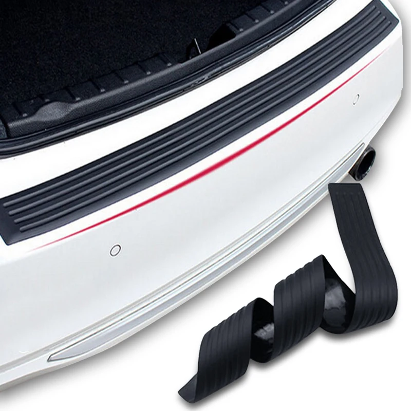 90cm Car Trunk Edge Protector Sticker Rear Bumper Trunk Sill Plate