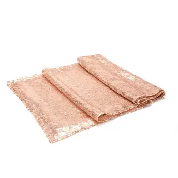 

HobbyLane 30*275cm Sequin Table Runner Decoration Gold Silver Table Runners for Birthday Party Weddings Baby Showers Home Decor