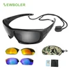 NEWBOLER Polarized Glasses Fishing Eyewear Replaceable Lens Men Sport Glassses Driving Cycling UV400 Sunglasses Gafas de pesca ► Photo 1/6