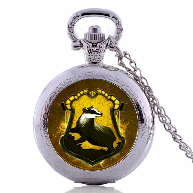 Hot Fashion Harry Potter HUFFLEPUFF Mens Womens Boys Girls Quartz Pocket Watch A Hot Fashion Harry Potter HUFFLEPUFF Mens Womens Boys Girls Quartz Pocket Watch A