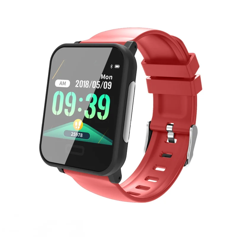 ECG Смарт-часы E33 для мужчин фитнес контроль сна трекер Водонепроницаемый спортивный браслет для женщин смарт-браслет для iPhone Xiaomi - Цвет: Красный