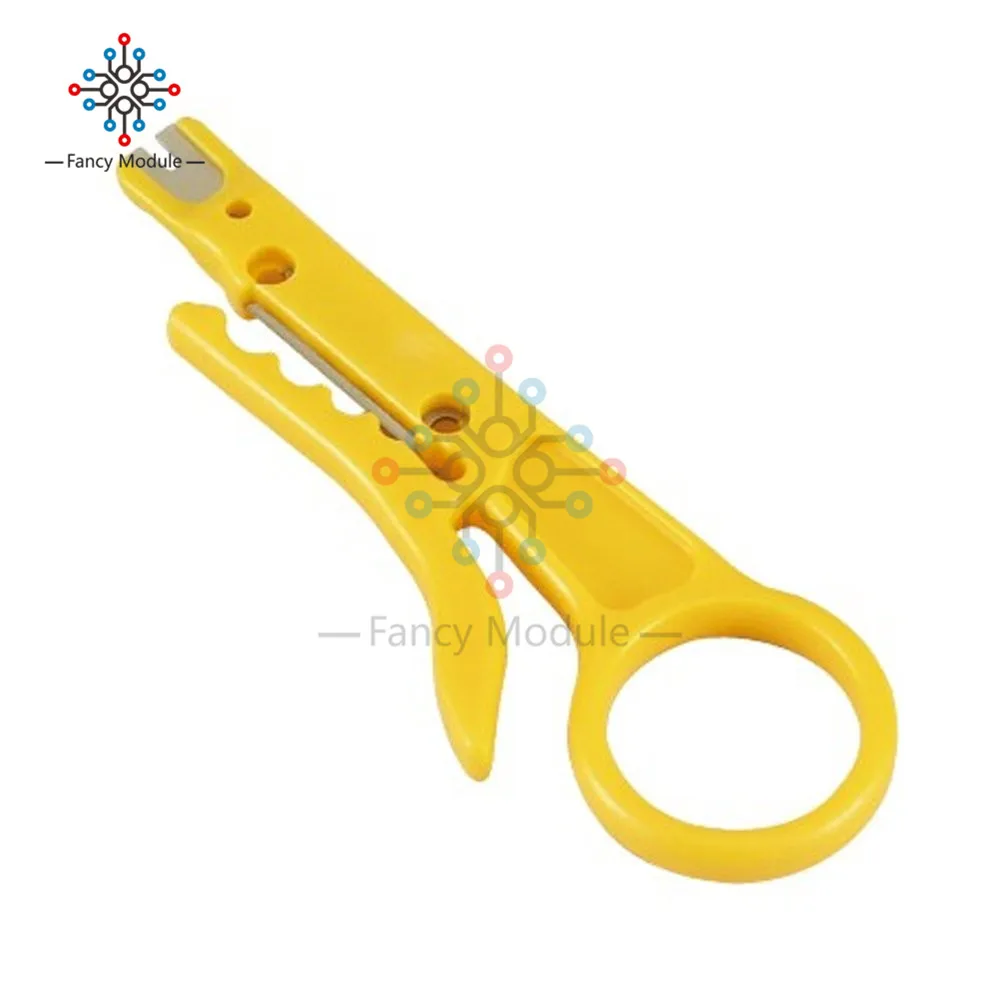 Mini Wire Stripper Impact Punch Down Tool for RJ45 Cat5 Network Cable Stripping Tool 5 Piece 