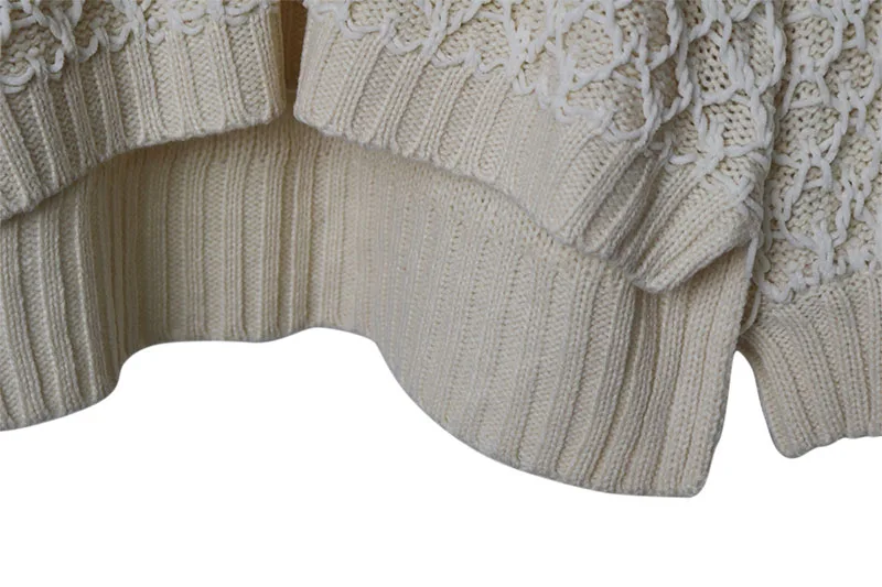 2017 Europe New Fashion Women Girls Thick Winter Warm Lady Knitted Sweater Tops Loose Solid Color Casual Knitting Pullover Tops