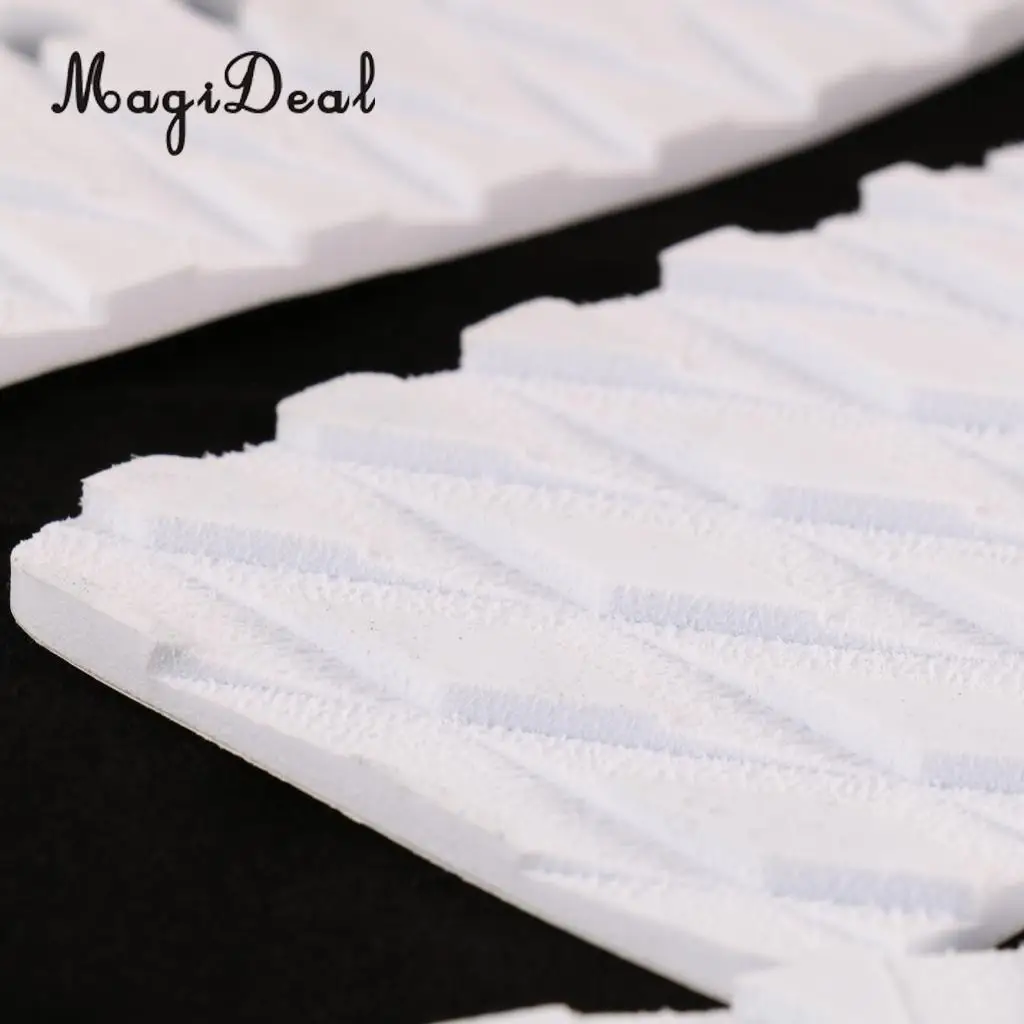 MagiDeal Professional 1 Set of 3Pcs Anti-Slip EVA Foam Surfboard Traction Tail Pads Surfing Surf Deck Grips Shortboard Accessory