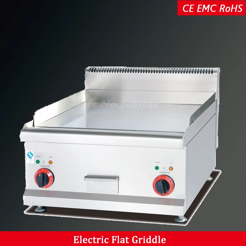 

commercial Stainless Steel Full Flat Plate Electric Steak Griddle for Restaurant