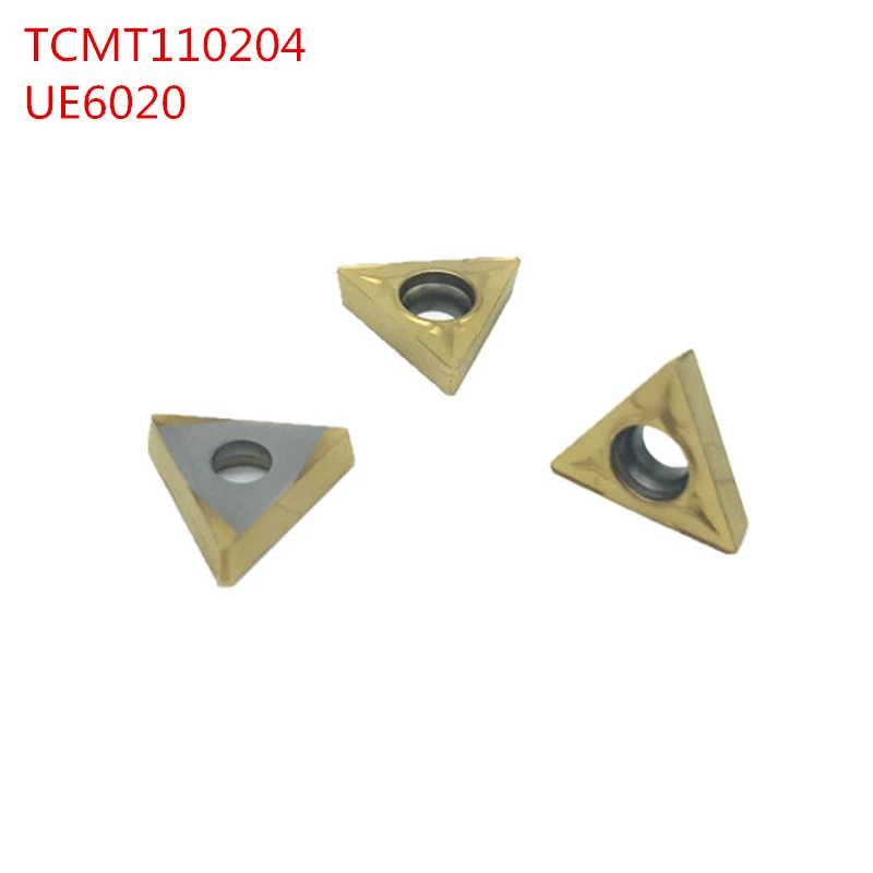 

TCMT11T0204 UE6020 50PCS Internal carbide inserts latter cutter turning tool cnc machine cutting tools tungsten