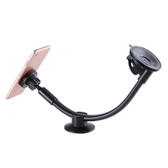 

abay Universal Magnetic Phone Holder Car Long Arm Windshield Dashboard Magnet Car Holder Mount Dock For Phone Mobile Stand