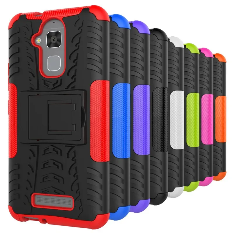 For Asus Zenfone 3 Max ZC520TL TPU & PC Dual Armor Capa with Stand Hard Silicone Cover For Asus Zenfone 3 Max ZC520TL Phone Case (27)