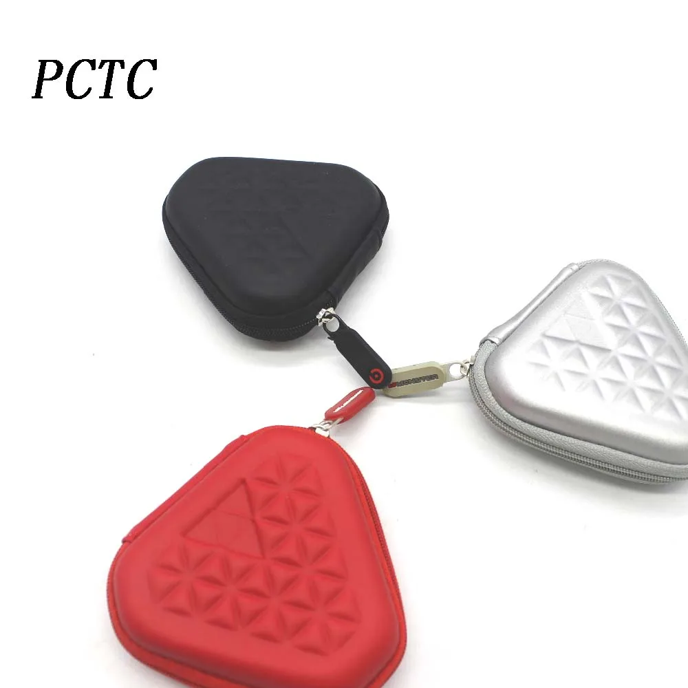 High Quality Triangle Shape Headphones Box Earphone Earbuds Hard Case
