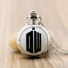 Горячая Teleplay расширение Доктор Кто тема серебряный цвет карманные часы с цепочкой ожерелье