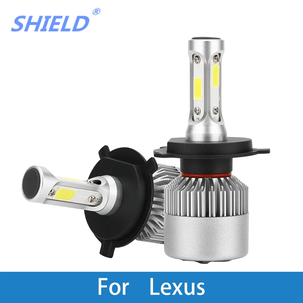 

2 Pcs Car Headlight Bulb LED H1 H7 H4 12V Auto Light For Lexus RX300/RC350/NX300h/NX200t/LS400/LFA/IS350/GX470/ES350/GS300/ES330