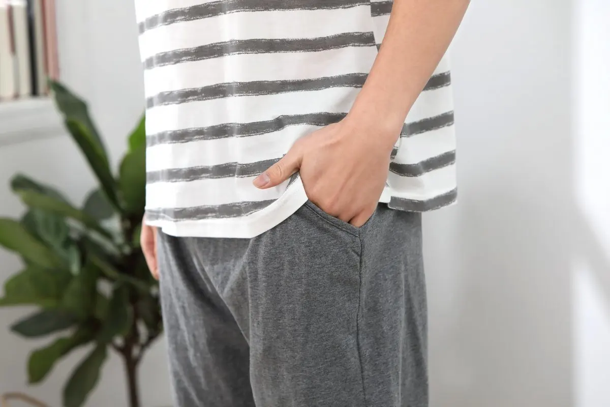Новые летние трикотажные хлопковые с короткими рукавами, Мужская пижамы наборы мужская пижама комплект Пижама с буквами для Для мужчин