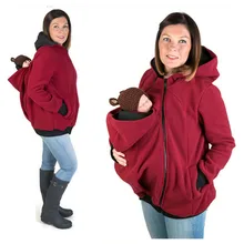 Европейский женский теплый кенгуру ребенка пальто новорожденного ребенка рапса слинг Хипсит рюкзак перевозчик представляя ребенка перевозчик