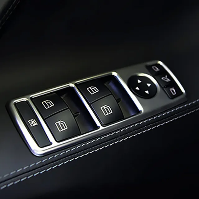 4pcs Car Window Switch Button Cover for Tesla Switch Case Hand Control