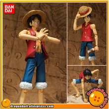 Японское аниме "one piece" оригинальные BANDAI Tamashii Наций СВЧ/S. H. Figuarts экшен-фигурка-Обезьяна D. Luffy