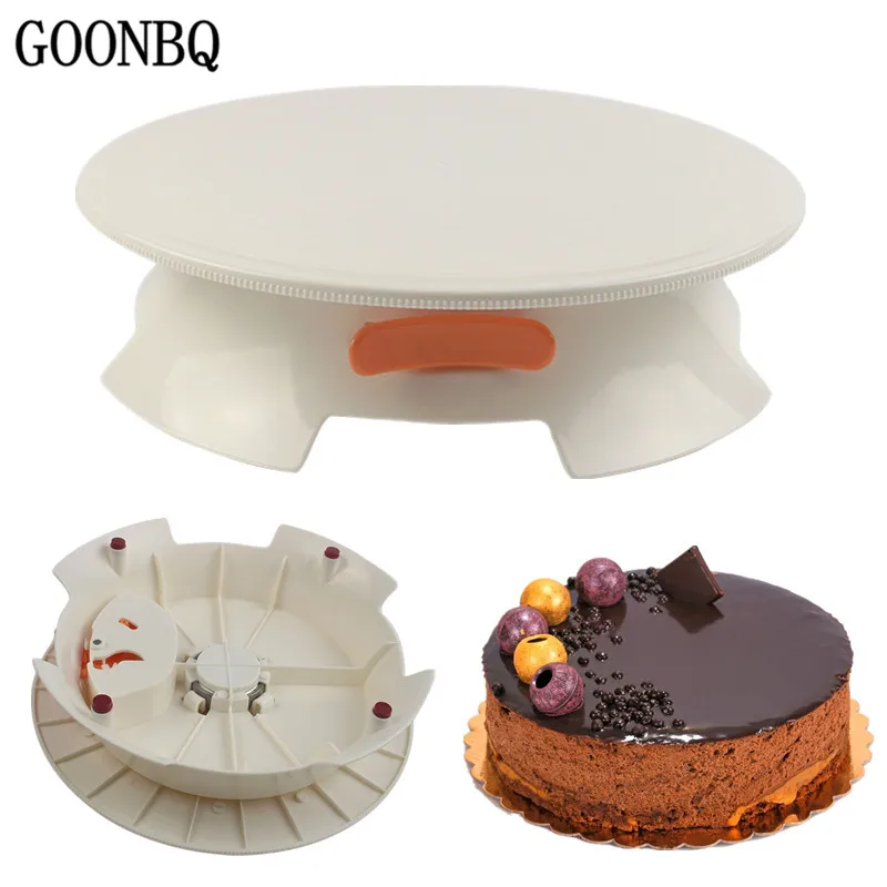 Buy GOONBQ 1 pc Round Shape Cake Turntable With Scale