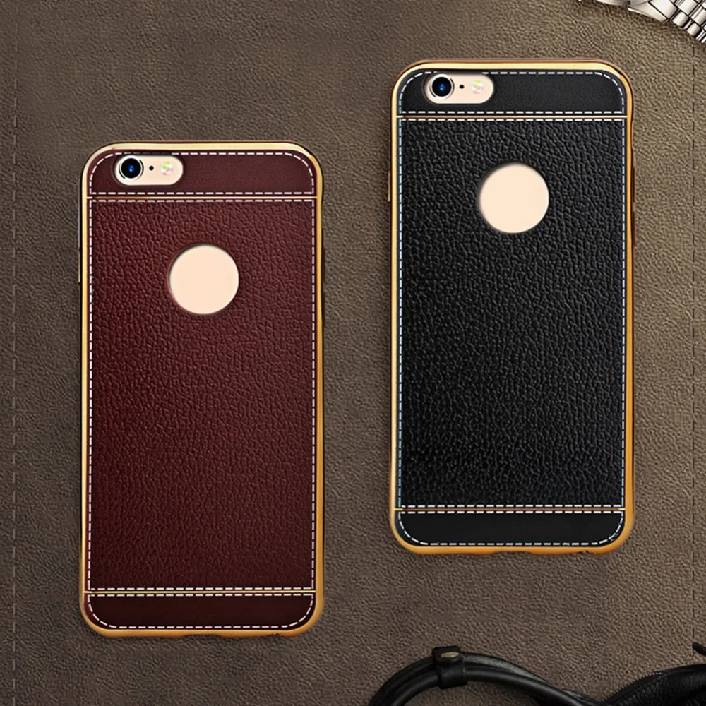 

High Quality soft phone case for iphone 6 6s TPU Protective phone Case cover for iphone 6 6s Black/ Brown/ Rosy J25