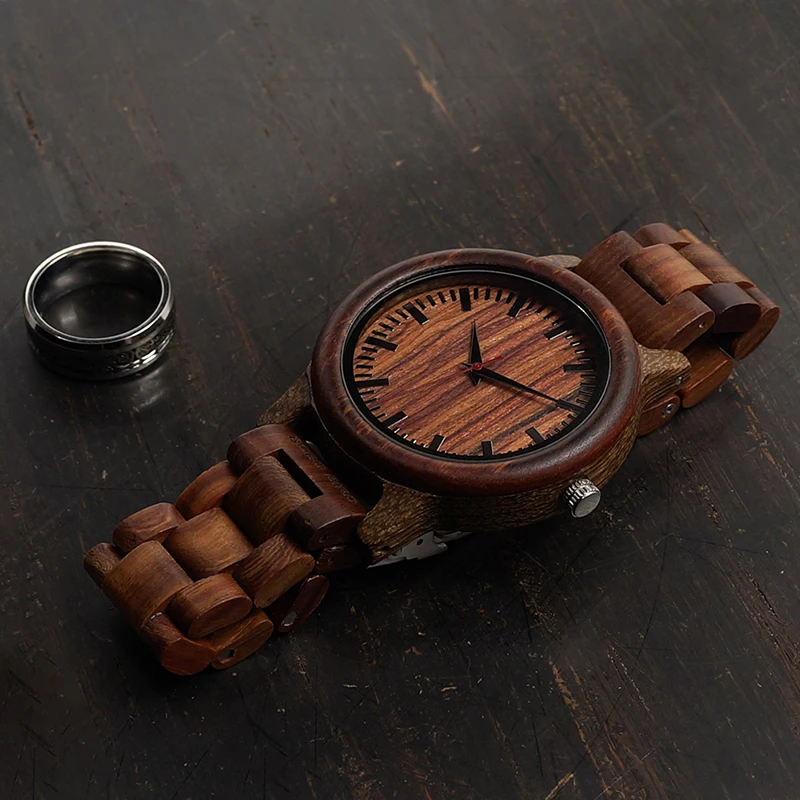 BOBO BIRD Brand M17 All Wooden Watch Men Casual Luxury Wood Strap Wristwatches Gifts Watch reloj masculino