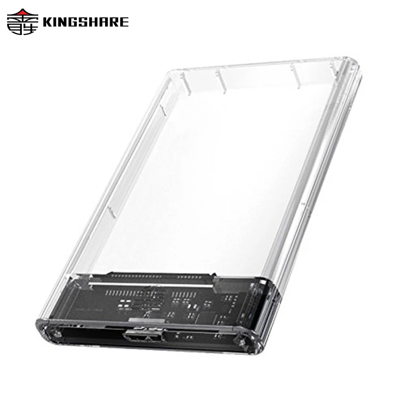 

KINGSHARE enclosure External Storage 2.5 case sata adapter to Micro_B hard drive enclosure ssd sata to Micro_B KS-C25BT