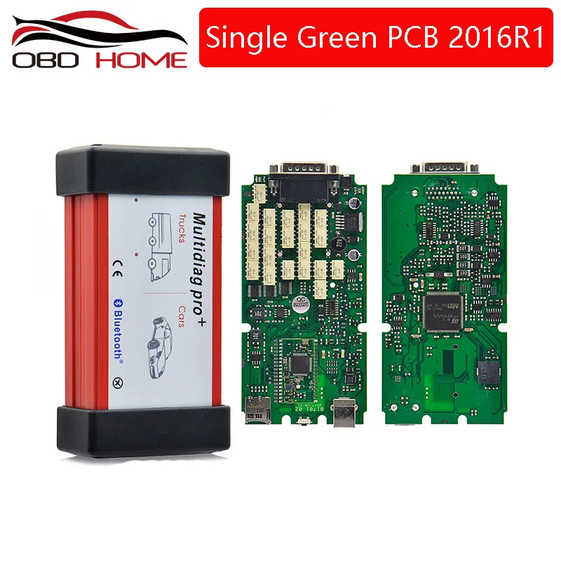 

2019 New obd2 single board Multidiag Pro OBD2 Scann bluetooth 2015.R3/2016 R1 software cars trucks OBD2 auto diagnostic tool