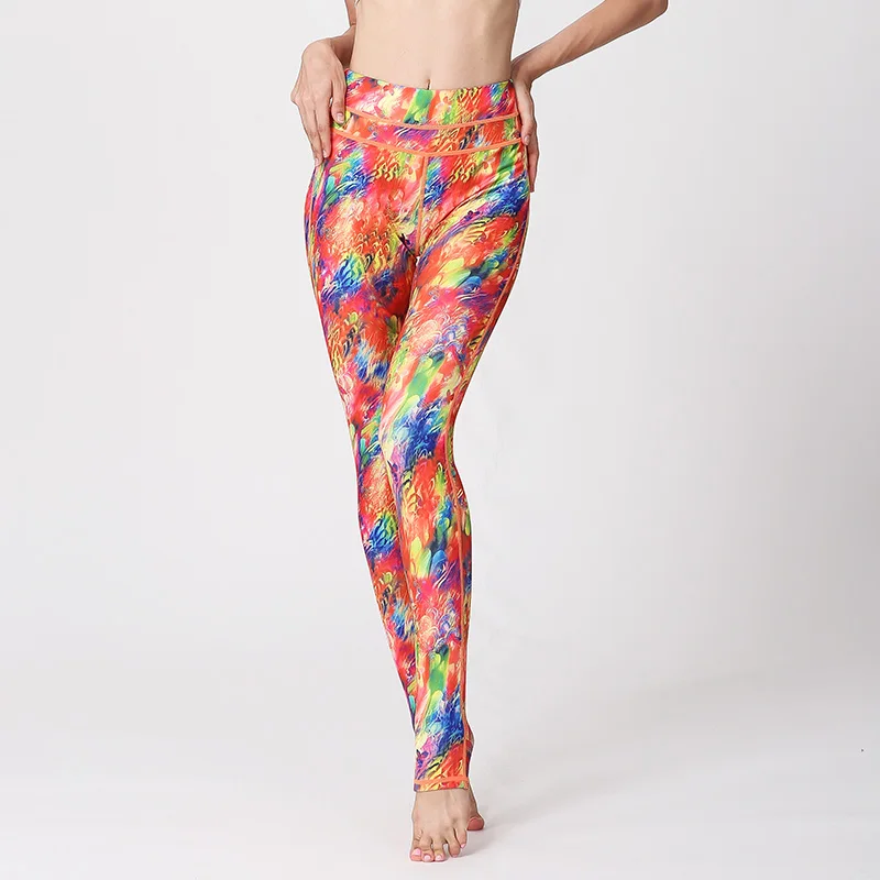 9 цветов, женские тонкие штаны для йоги, с принтом, быстросохнущие спортивные леггинсы, высокая талия, для фитнеса, для спортзала, колготки для бега, для пробежек, женские брюки, XL