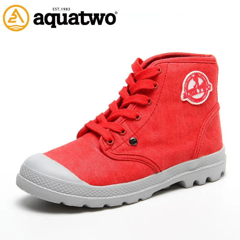 Hot Sale 2016 AQUA TWO Canvas Boots For Women Ankle Boots Breathable
