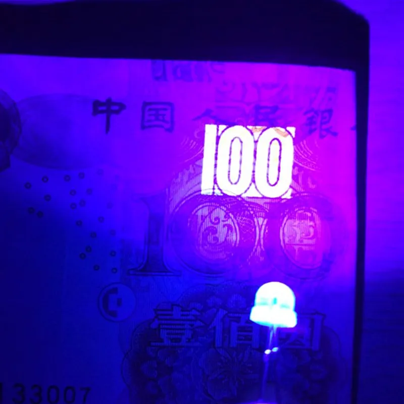 50pcs UV LED Diodes 5mm Straw Hat LED Lamp 5 mm Water Clear Purple Light Emitting Diode -> Lampada Uv Led 50pcs UV LED Diodes 5mm Straw Hat LED Lamp 5 mm Water Clear Purple Light Emitting Diode -> Lampada Uv Led