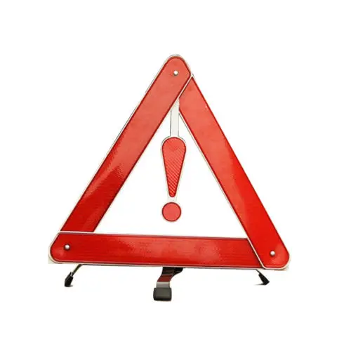 Auto Car Warning Triangles Folded Reflective Signs For Tripod Fault Prompt Car stylingcar