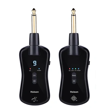 

HOISON S8 High-sensitive Wireless Guitar System Electric Guitars Transmitter Receiver Set 30M Transmission Range