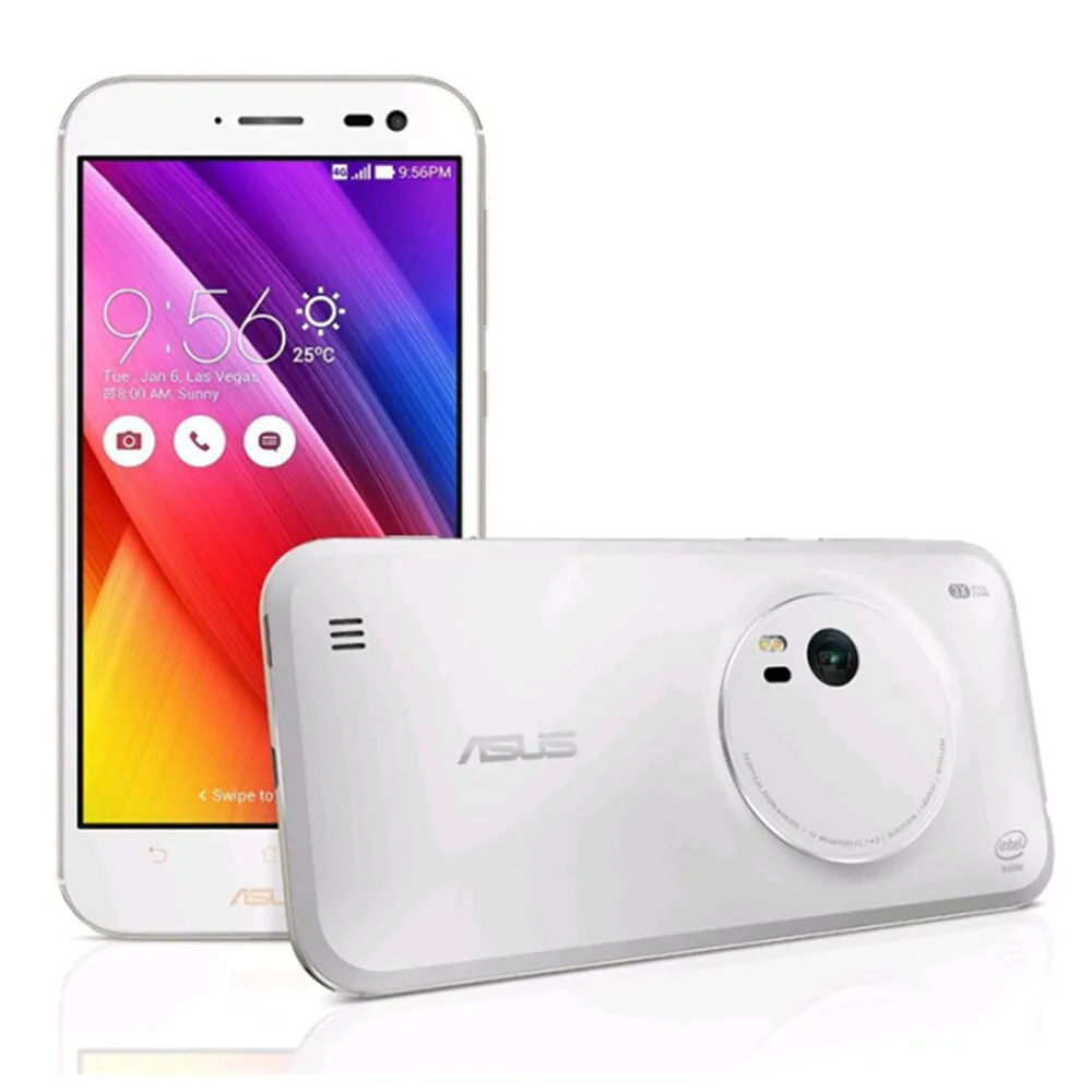 Оригинальный ASUS ZenFone Zoom ZX551ML 4G кожаный чехол Intel Atom Z3580 2 3 ГГц 4 Гб 64 5 дюймов