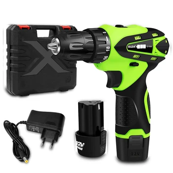 

12V Electric Screwdriver Lithium Battery Rechargeable Parafusadeira Furadeira Multi-function Cordless Electric Drill Power Tools