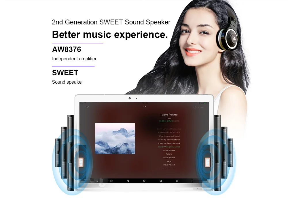Best Teclast T20 4G Phablet Android 7.0 10.1 inch 4GB 64GB Tablet PC 2560x1600 Bluetooth 4.1 Deca Core Phone call 8100mah 13MP 10
