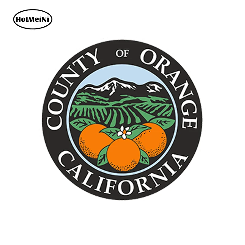 HotMeiNi 3D автомобильный Стайлинг Orange county seal Калифорния виниловая наклейка