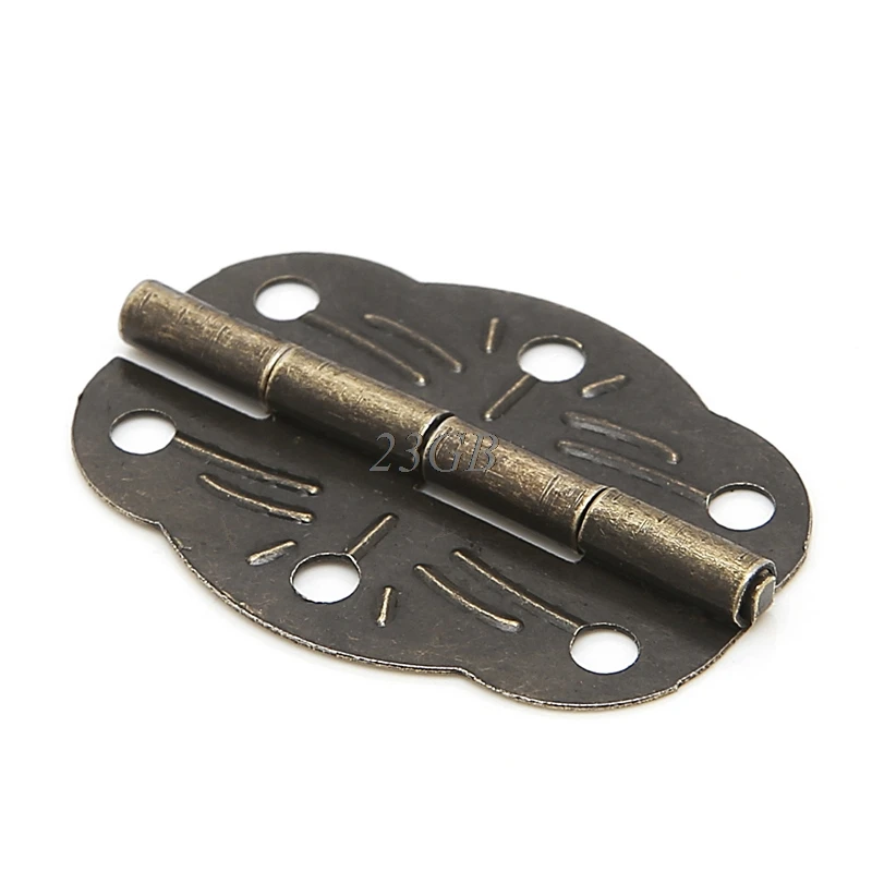 Door Butt Hinges Alloy Rotated From Antique Bronze 30mm*22mm 10PCS/SET M05 Door Butt Hinges Alloy Rotated From Antique Bronze 30mm*22mm 10PCS/SET M05